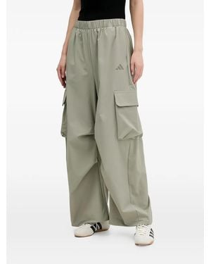 adidas Elasticated Logo Trousers - Green