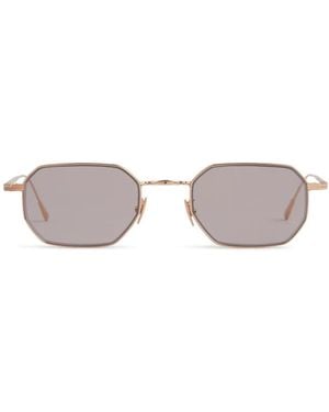 Cutler and Gross Lunettes De Soleil À Monture Géométrique - Pink