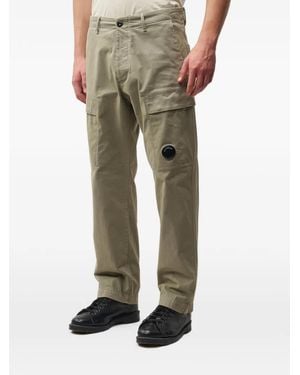 C.P. Company Lens-Detail Cargo Trousers - Green