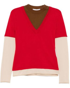 CUDDLEUP レイヤード Tシャツ - レッド