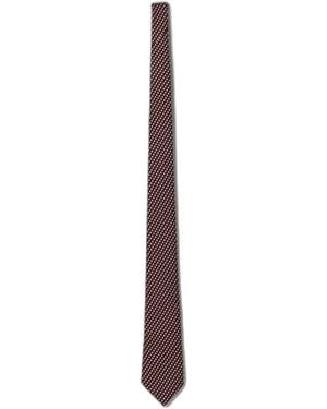 ZEGNA Sail-Print Silk Tie - White