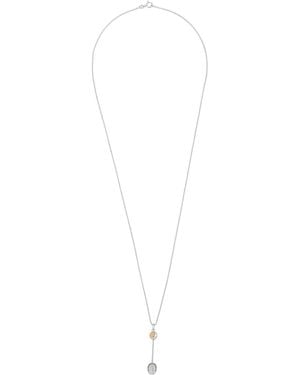 True Rocks Pendentif Eight Ball High Bump - Blanc