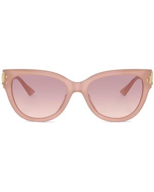 Jimmy Choo Logo-Plaque Sunglasses - Pink