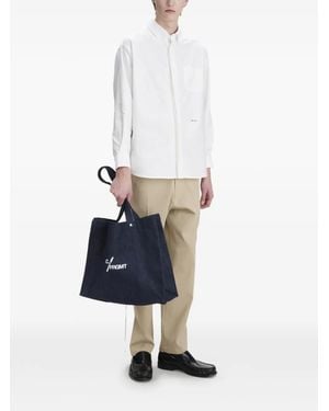 A.P.C. Camisa A Cuadros - Blanco