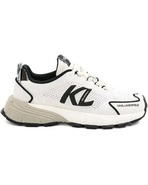 Karl Lagerfeld Logo-Appliqué Trainers - White