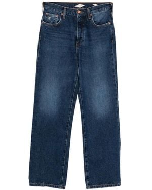 Staff Jeans & Co. Jean Droit Lea À Logo Brodé - Blue