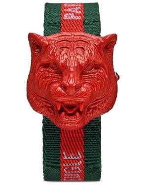 Gucci Tiger 38Mm Watch - Red