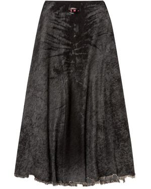 DIESEL Maxi De-Hannie-Fsh Skirt - Black