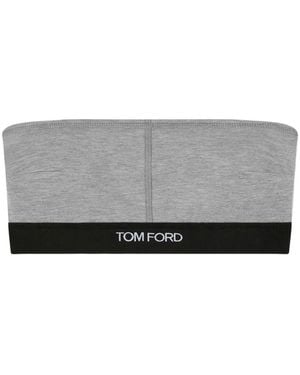Tom Ford Logo-underband bra - Gris