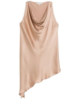 Antonelli Becky Embellished Draped Blouse - Natural