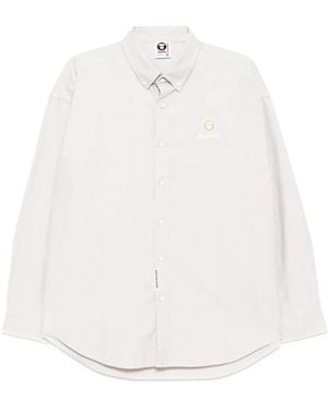 Aape By A Bathing Ape Long Sleeves Shirt - White