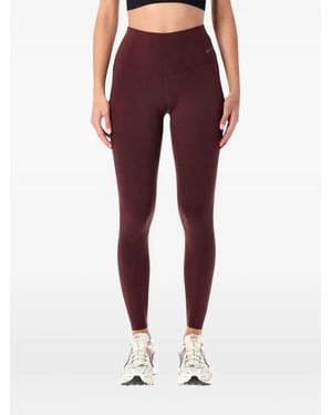 Nike Zenvy Logo Leggings - Red