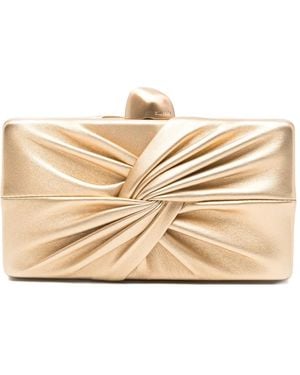 Cult Gaia Lisse Knot-Detail Mini Clutch - Natural