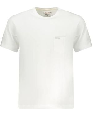 Guess T-Shirt À Patch Logo - White