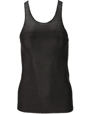 Tom Ford Ribbed-Knit Tank Top - Black