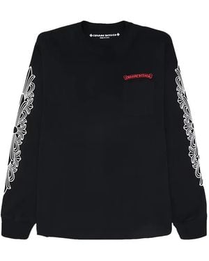 Chrome Hearts X Matty Boy T-Shirt Chomper À Fleurs - Noir