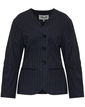 Baum und Pferdgarten Botilma Pinstripe-Pattern Blazer - Blue