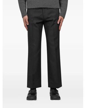 Courreges Pantaloni Con Piega - Nero