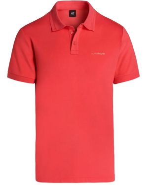 ALPHATAURI Poloshirt mit Logo - Rot