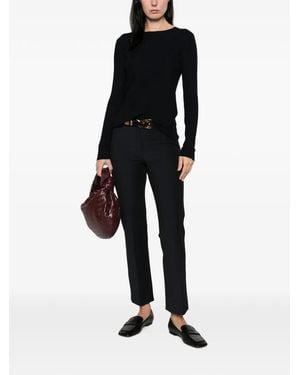 Max Mara Ellie Pullover Mit Geripptem Strick - Schwarz