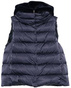 Herno Quilted Padded Gilet - Blue