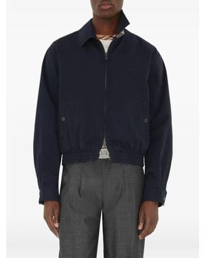 Burberry Klassische Harrington-Jacke - Blau