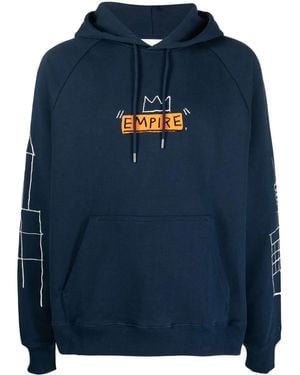 Etudes Studio Felpa Racing Empire Con Cappuccio - Blu