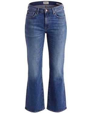 Citizens of Humanity Lilah Faded-Effect Bootcut Jeans - Blue