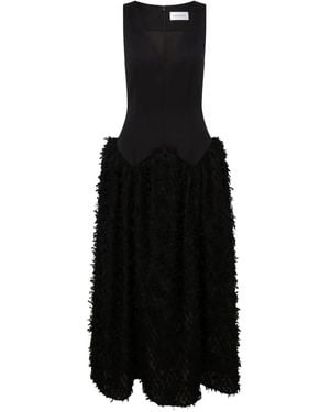 16Arlington Tonye Midi Dress - Black