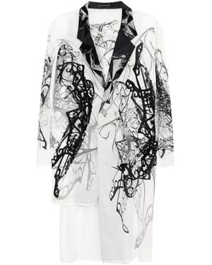 Yohji Yamamoto Long coats and winter coats for Men | Online Yohji Yamamoto Long coats and winter coats for Men | Online