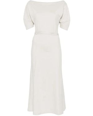 Lemaire Short-Sleeve Midi Dress - White
