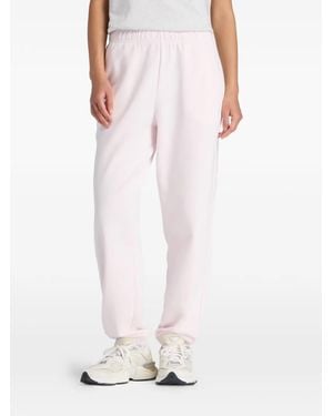 New Balance Essentials Logo-Detail Track Trousers - Pink