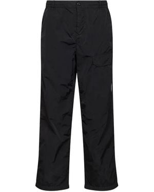 C.P. Company Chrome-R Lens-Detail Trousers - Black