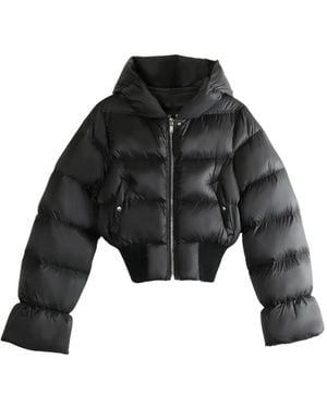 Rick Owens Winter Jackets - Black
