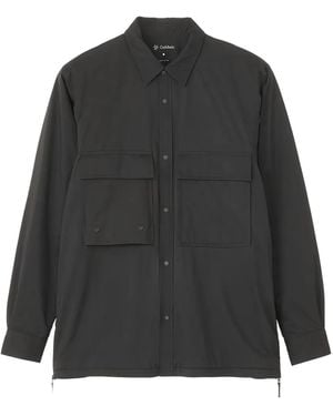 Goldwin Pertex Field Flap-Pocket Shirt - Grey