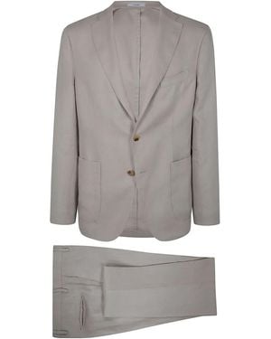 Boglioli Linen Suit For Ss25 - Grey