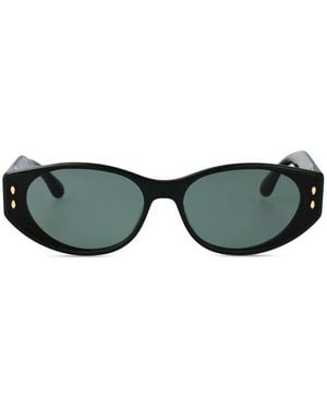 Isabel Marant Oval-Frame Sunglasses - Green