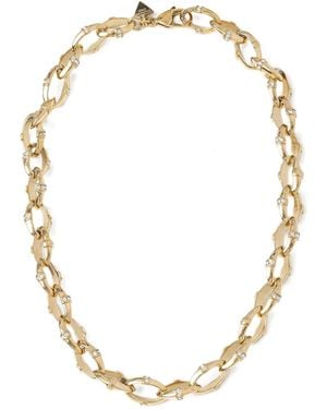 Guess Collier En Chaîne Serti De Cristaux - Métallisé