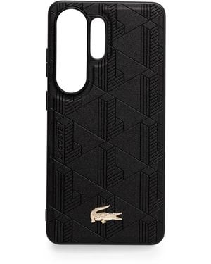 Lacoste Coque De Samsung Galaxy S26 Ultra À Plaque Logo - Black