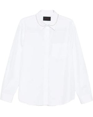 Simone Rocha Pearl-Embellished Shirt - White