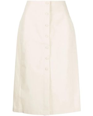 Low Classic Knee-Length Skirt - Natural