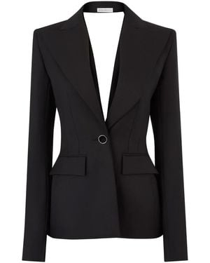 Nina Ricci Draped-Back Blazer - Black