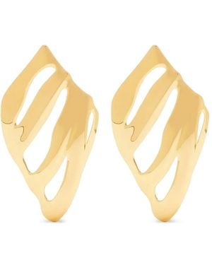 Jenny Bird Cut-out Earrings - Metallic