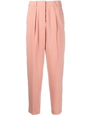 Pinko High-Waisted Tapered Pants - Pink