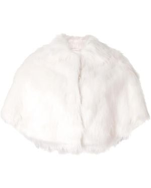 Unreal Fur Châle En Fourrure Artificielle - Blanc