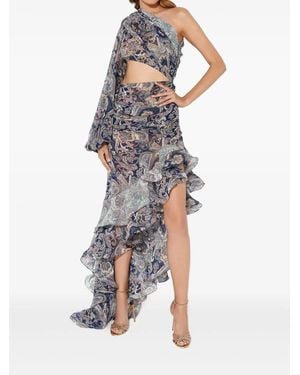 Bronx and Banco Drapiertes Sara One-Shoulder-Kleid - Weiß