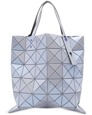 Issey Miyake Lucent Geometric-Panel Tote Bag - Blue