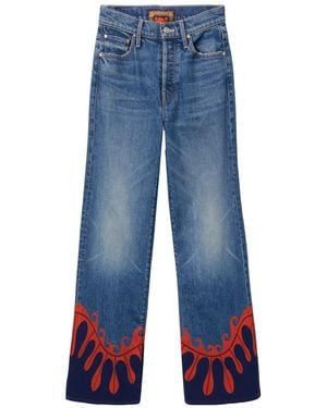 La DoubleJ X Mother The Tomcat Roller Jeans - Blue