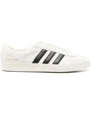 Y-3 Baskets Gazelle À Lacets - White