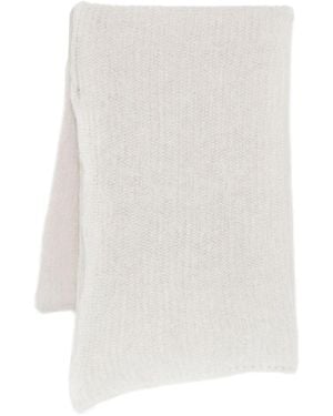 Antonelli Écharpe Elena En Maille Texturée - Blanc
